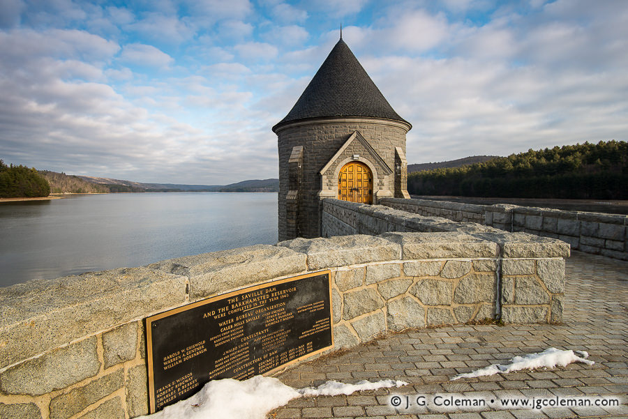 To the Memory of Saville (Saville Dam & Barkhamsted Reservoir, Barkhamsted, Connecticut)