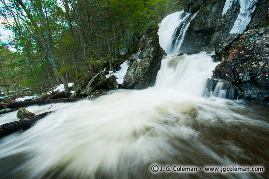 At the Foot of Campbell Falls (Campbell Falls State Park, New Marlborough, Massachusetts