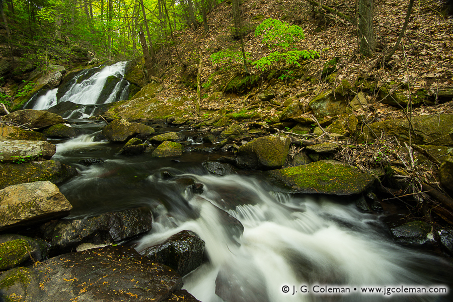 Flume at Collins Hill (Carr Brook Falls, Portland, Connecticut)