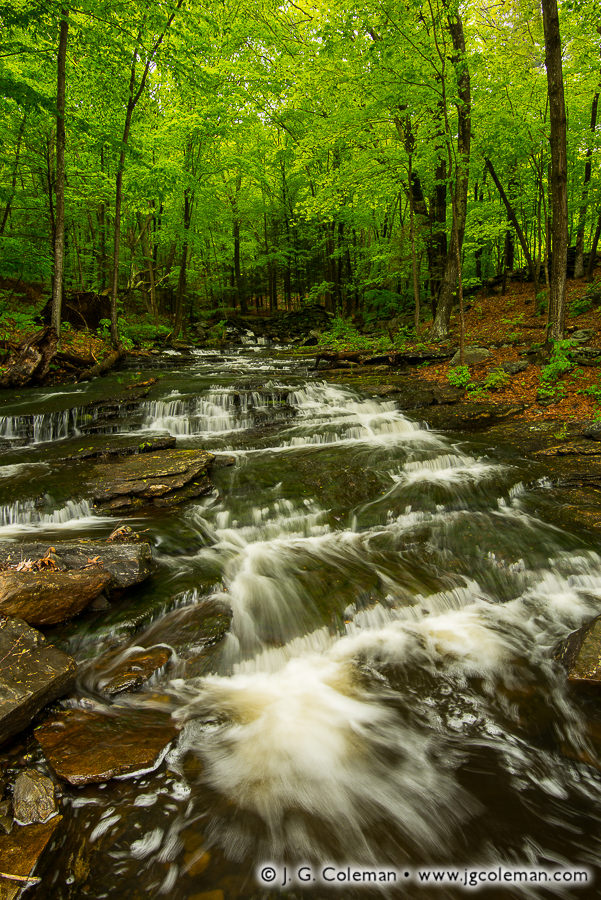 Clark's Stairway (Clark Creek Falls on Clark Creek, Haddam, Connecticut)