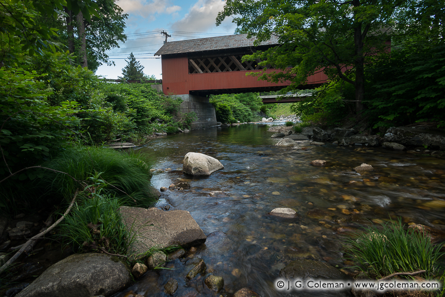 Creamery Crossing at Brattleboro (Creamery Covered Bridge over Whetstone Brook, Brattleboro, Vermont)