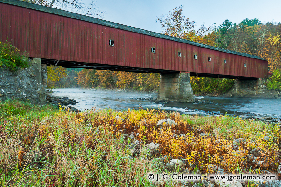Hart's Crossing at West Cornwall (West Cornwall Covered Bridge over the Housatonic River, Cornwall, Connecticut)
