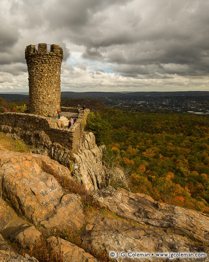 Keep of the Hanging Hills (Castle Craig atop Hubbard Park, Meriden, Connecticut)