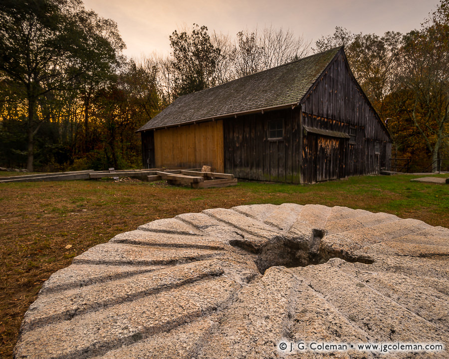 Millstone and Main's Saw (Ledyard Up-down Sawmill, Sawmill Park, Ledyard, Connecticut)
