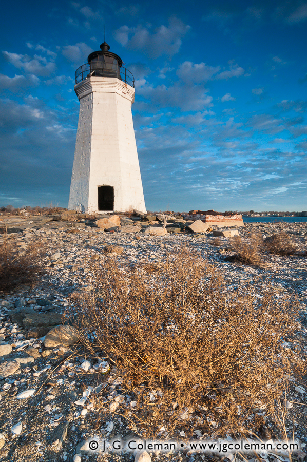 Fayerweather Daybreak (Black Rock Lighthouse on Fayerweather Island, Seaside Park, Bridgeport, Connecticut)
