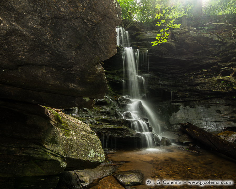 Shipyard Abyss (Waterfall at the old shipyard, Middle Haddam Historic District, East Hampton, Connecticut)