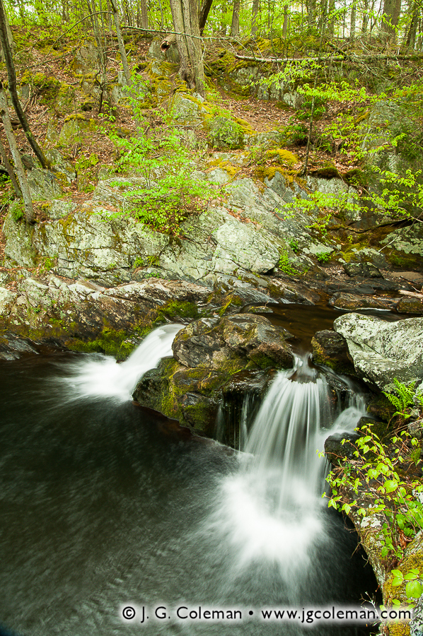 Gorge on the Sargent River (Sperry Falls on Sargent River, Sperry Park, Woodbridge, CT)