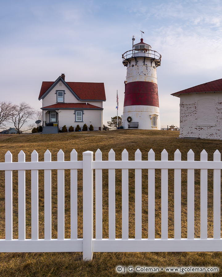 Home at the Lighthouse (Stratford Point Lighthouse on Long Island Sound, Stratford, Connecticut)