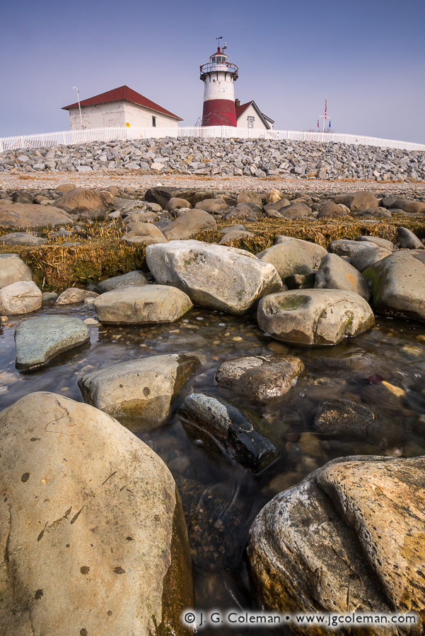 Judson's Post (Stratford Point Lighthouse on Long Island Sound, Stratford, Connecticut)