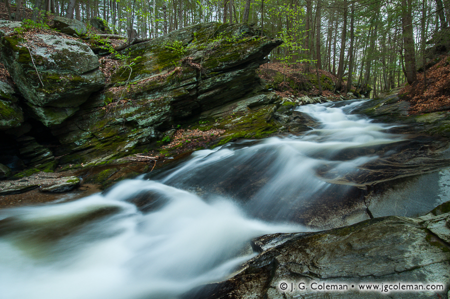 The Falls at Tierney (Jack's Brook Cascades at Brian E. Tierney Preserve, Roxbury, Connecticut)